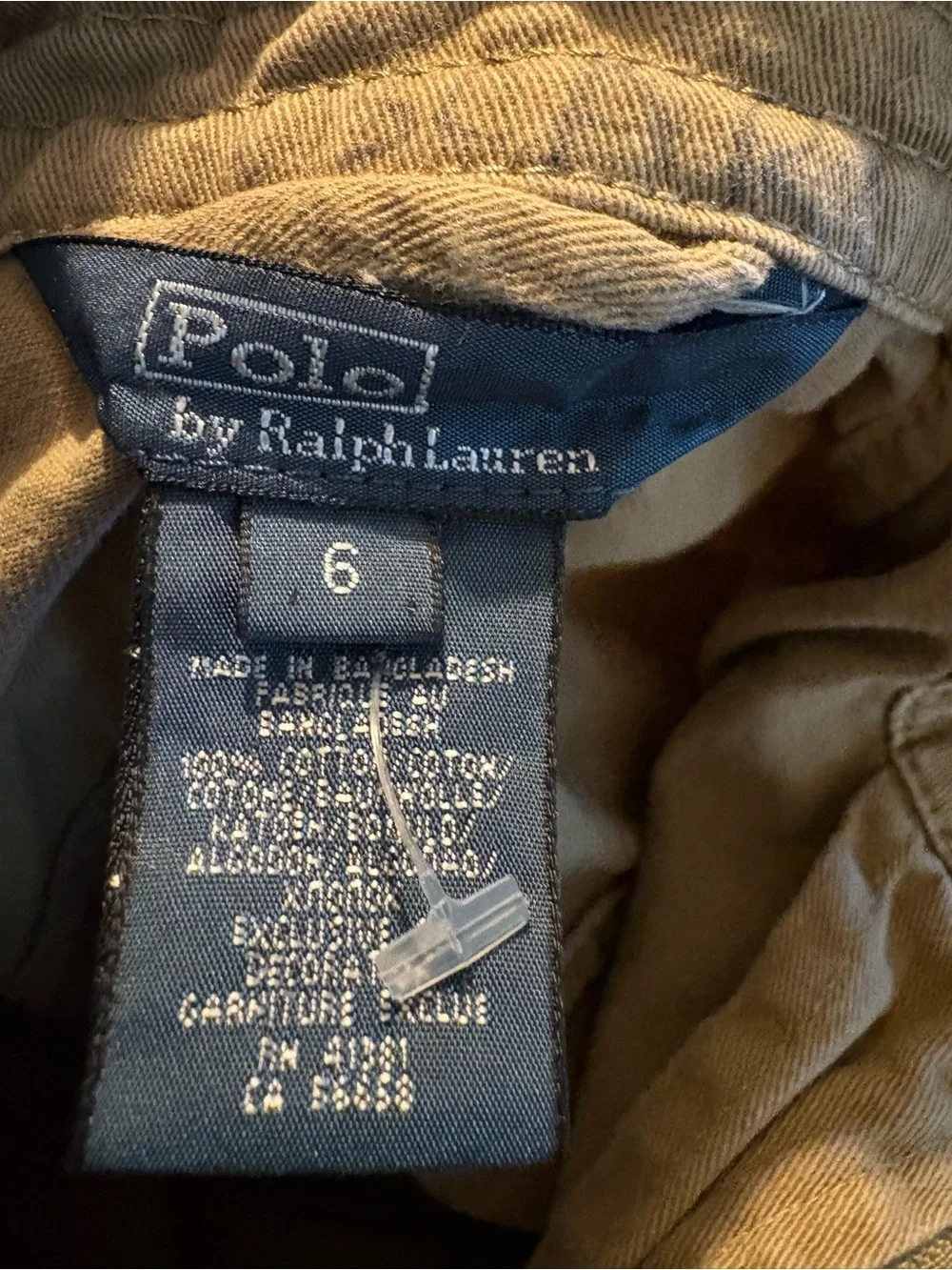 Ralph Lauren Tan Zip-Front Boys Jacket